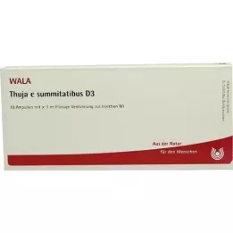 THUJA E SUMMITATIBUS D 3 Ampullen, 10X1 ml