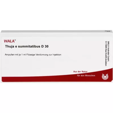 THUJA E SUMMITATIBUS D 30 ampullen, 10X1 ml