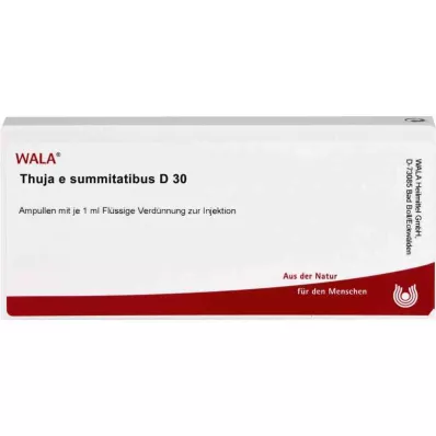 THUJA E SUMMITATIBUS D 30 ampullen, 10X1 ml THUJA E SUMMITATIBUS D 30 ampullen, 10X1 ml