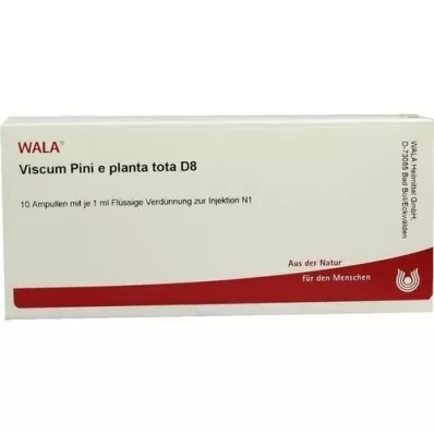 VISCUM PINI e planta tota D 8 Ampullen, 10X1 ml