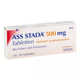 ASS STADA 500 mg tabletten, 10 st