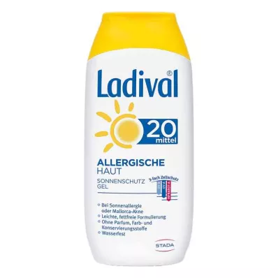 LADIVAL Gel voor allergische huid LSF 20, 200 ml LADIVAL Gel voor allergische huid LSF 20, 200 ml