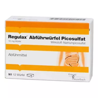 REGULAX Picosulfaat laxeerblokjes, 12 stuks REGULAX Picosulfaat laxeerblokjes, 12 stuks