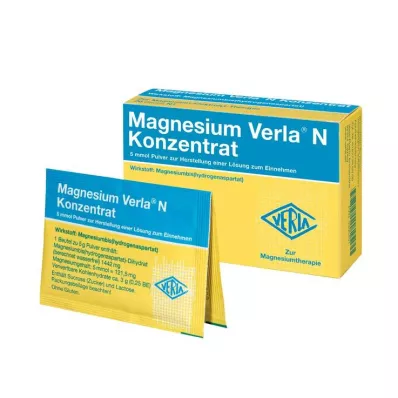 MAGNESIUM VERLA N Concentraat Plv.e.L.voor Inname, 20 stuks MAGNESIUM VERLA N Concentraat Plv.e.L.voor Inname, 20 stuks