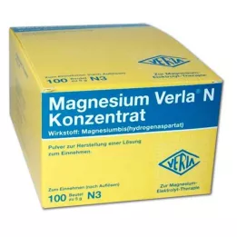MAGNESIUM VERLA N Concentraat Plv.e.L.voor Inname, 100 stuks