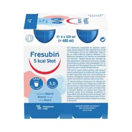 FRESUBIN 5 kcal SHOT Neutrale oplossing, 4X120 ml
