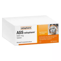 ASS-ratiopharm 500 mg tabletten, 100 st