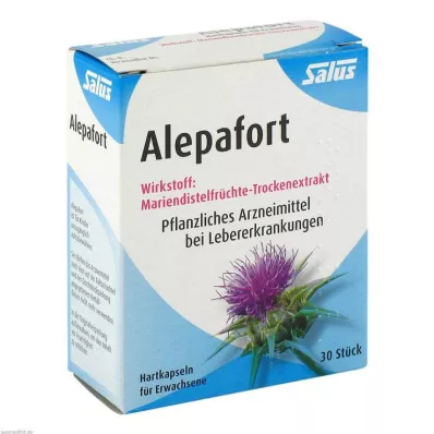 ALEPAFORT Mariadistel harde capsules, 30 capsules ALEPAFORT Mariadistel harde capsules, 30 capsules