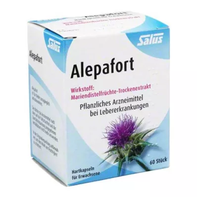 ALEPAFORT Mariadistel harde capsules, 60 capsules