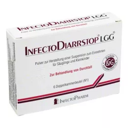 INFECTODIARRSTOP LGG Poeder voor suspensie voor toediening, 6 stuks
