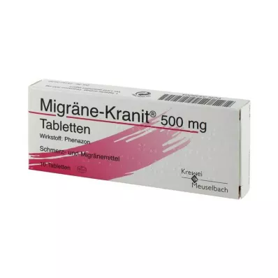 MIGRÄNE KRANIT 500 mg tabletten, 10 st