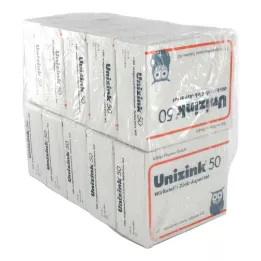 UNIZINK 50 tabletten met enterische laag, 10X100 pc