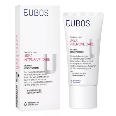 EUBOS TROCKENE Skin Urea 5% Gezichtscrème, 50 ml