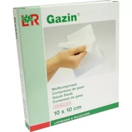 GAZIN Gaas comp.10x10 cm steriel 8x, 5X2 st