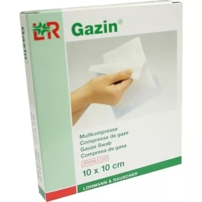 GAZIN Gaas comp.10x10 cm steriel 8x, 5X2 st