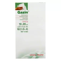 GAZIN Gaas comp.10x20 cm steriel 8x, 5X2 st