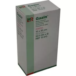 GAZIN Gaas comp.10x20 cm steriel 8x, 25X2 st