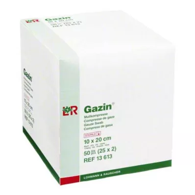 GAZIN Gaas comp.10x20 cm steriel 8x, 25X2 st