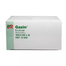 GAZIN Gaas comp.5x5 cm steriel 8x, 50X2 st