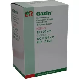 GAZIN Gaas comp.10x20 cm steriel 8x, 50X2 st