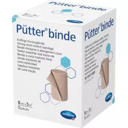 PÜTTER Verband 8 cmx5 m, 1 stuk