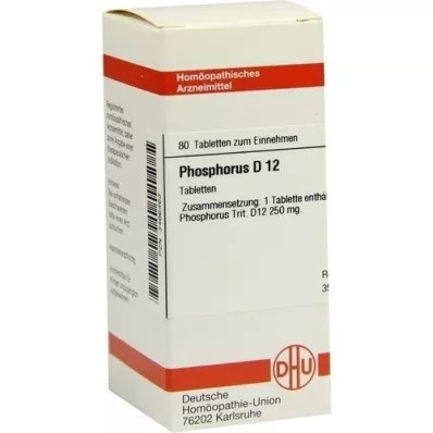 PHOSPHORUS D 12 tabletten, 80 stuks