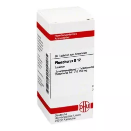 PHOSPHORUS D 12 tabletten, 80 stuks