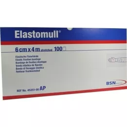 ELASTOMULL 6 cmx4 m elastische fixatieband 45251, 100 stuks