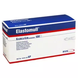 ELASTOMULL 6 cmx4 m elastische fixatieband 45251, 100 stuks