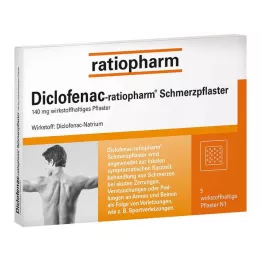 DICLOFENAC-ratiopharm pijnpleister, 5 stuks