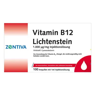 VITAMIN B12 1.000 μg Lichtenstein Ampullen, 100X1 ml