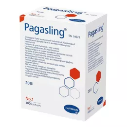 PAGASLING Gaasjes niet-steriel maat 1 hazelnoot, 1000 stuks