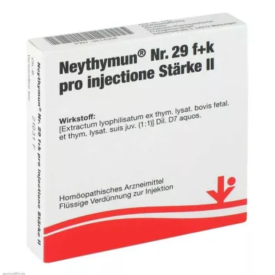 NEYTHYMUN Nr.29 f+k pro inject.st. II Ampullen, 5X2 ml NEYTHYMUN Nr.29 f+k pro inject.st. II Ampullen, 5X2 ml