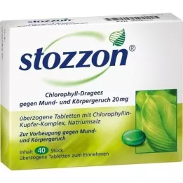 STOZZON Chlorofyl omhulde tabletten, 40 stuks