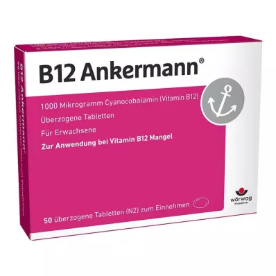 B12 ANKERMANN omhulde tabletten, 50 st