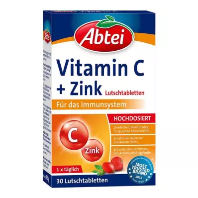 ABTEI Vitamine C plus Zink zuigtabletten, 30 capsules ABTEI Vitamine C plus Zink zuigtabletten, 30 capsules