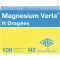 MAGNESIUM VERLA N Gecoate tabletten, 100 stuks