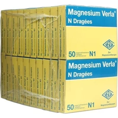 MAGNESIUM VERLA N Gecoate tabletten, 20X50 St