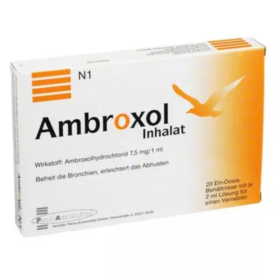 AMBROXOL Inhaleeroplossing voor een vernevelaar, 20X2 ml AMBROXOL Inhaleeroplossing voor een vernevelaar, 20X2 ml
