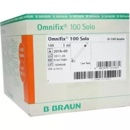 OMNIFIX Insulinespuit 1 ml voor U100, 100 stuks