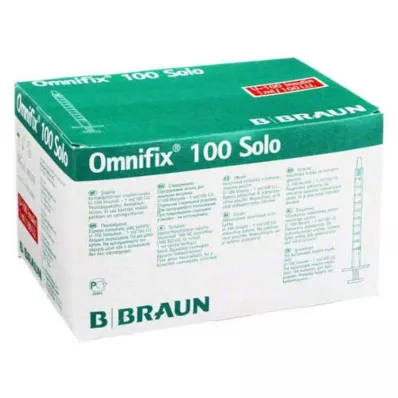 OMNIFIX Insulinespuit 1 ml voor U100, 100 stuks