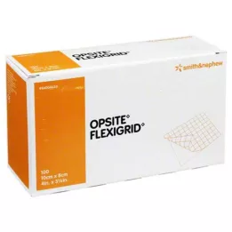 OPSITE Flexigrid transp.wondverband 8x10 cm steriel, 100 st