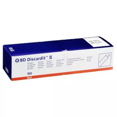 BD DISCARDIT II Spuit 5 ml, 100X5 ml BD DISCARDIT II Spuit 5 ml, 100X5 ml
