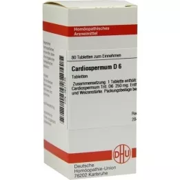 CARDIOSPERMUM D 6 tabletten, 80 stuks