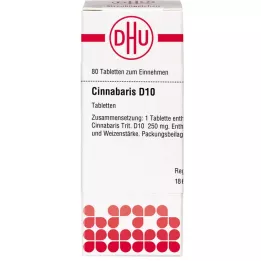 CINNABARIS D 10 tabletten, 80 stuks