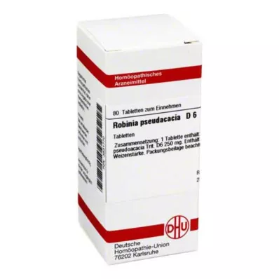ROBINIA PSEUDACACIA D 6 tabletten, 80 stuks ROBINIA PSEUDACACIA D 6 tabletten, 80 stuks