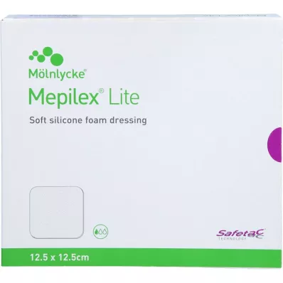 MEPILEX Lite schuimverband 12,5x12,5 cm steriel, 5 st