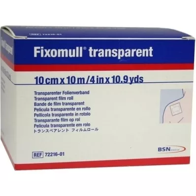 FIXOMULL transparant 10 cmx10 m, 1 st
