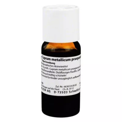 CUPRUM METALLICUM praep.0.4% olieachtige zalf, 40 g CUPRUM METALLICUM praep.0.4% olieachtige zalf, 40 g