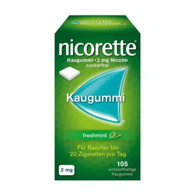 NICORETTE 2 mg freshmint kauwgom, 105 stuks